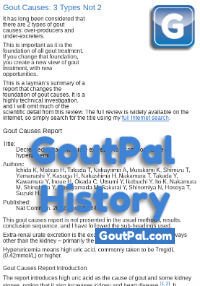 3 Gout Types Document Change History