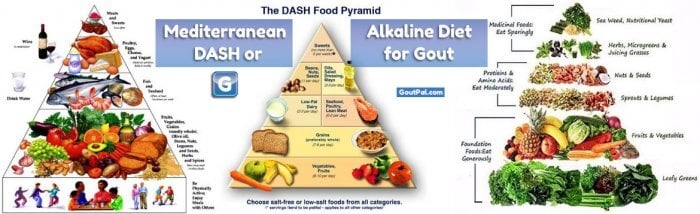 Gout Food Pyramids