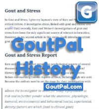 Gout and Stress Document Change History
