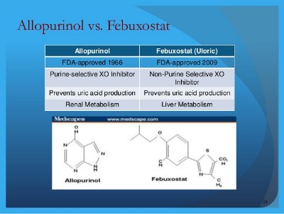 Allopurinol or Uloric?